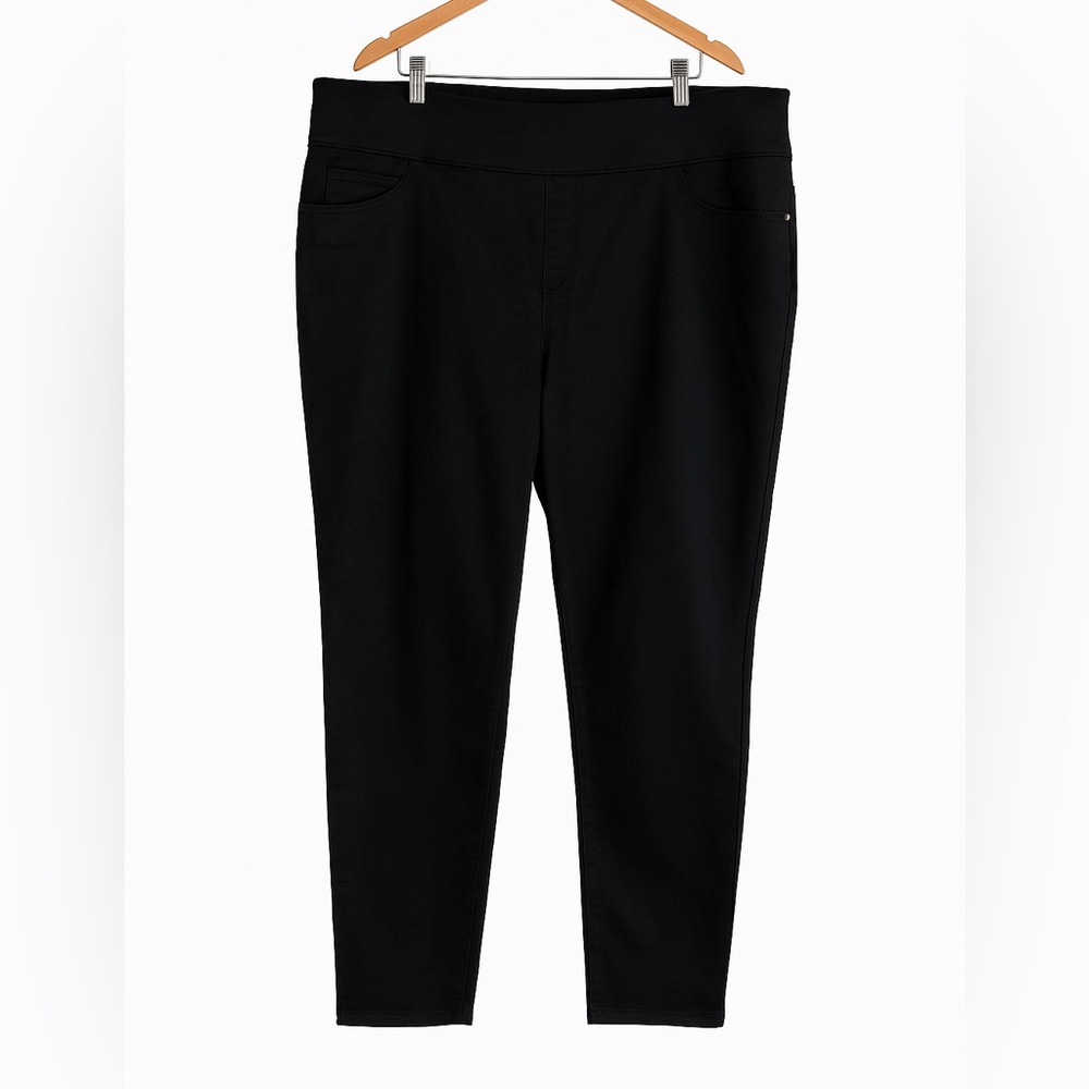 Lee Plus 20W Long Sculpting Slim Fit Skinny Leg Black Pants – EUC